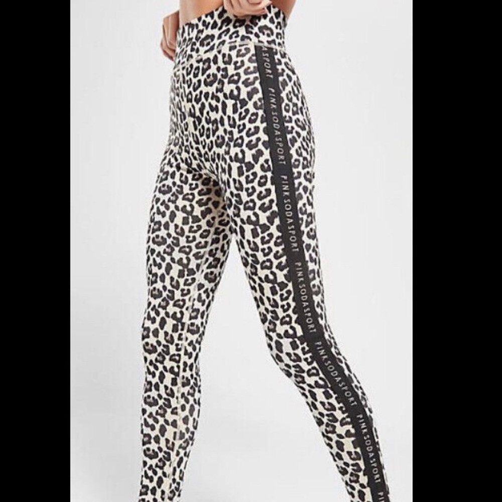 Pink soda leopard leggings